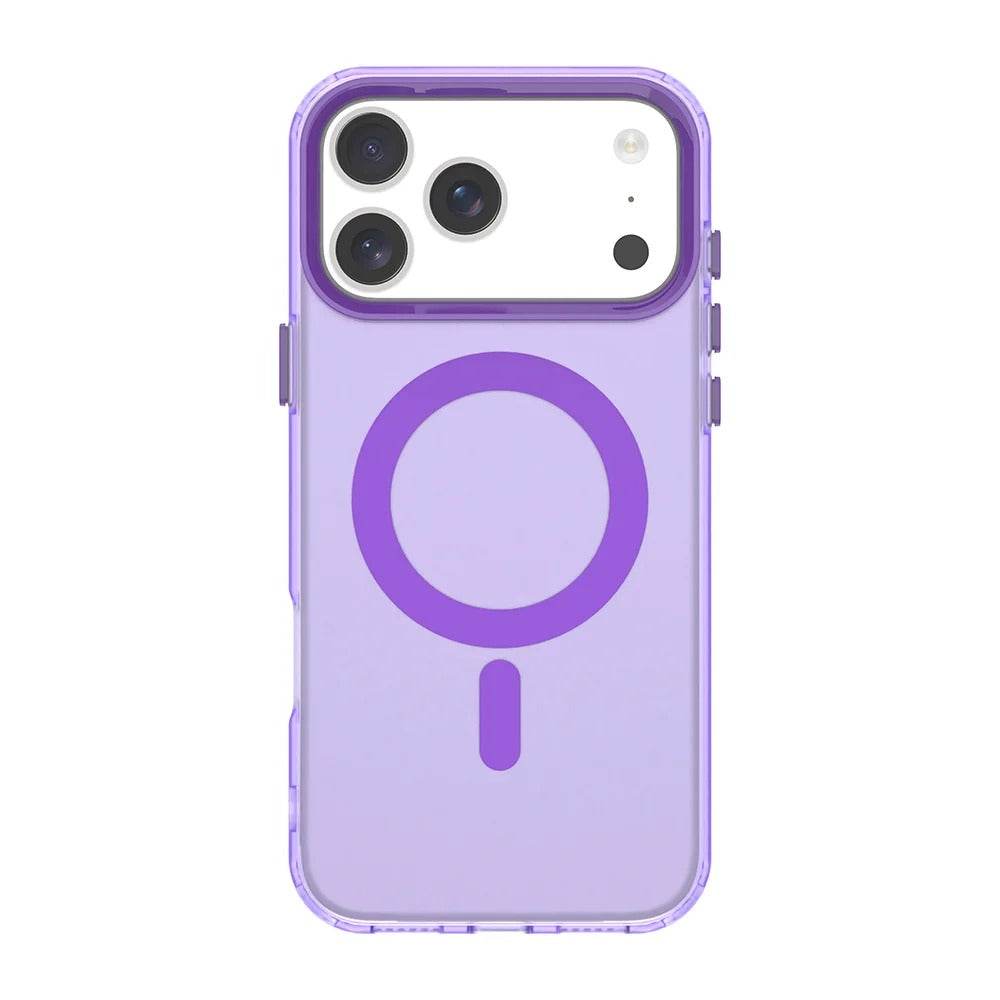 Luxury Magnetic Candy Case for iPhone 17 Pro, 17 Pro Max – Soft Skin Feel with Wireless Charging Support - CartRare