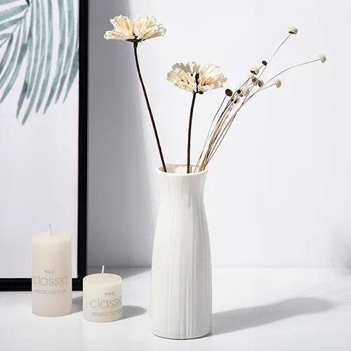 1pc Nordic Plastic Vase Simple Small Fresh Flower Pot - CartRare