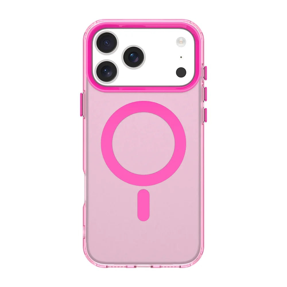 Luxury Magnetic Candy Case for iPhone 17 Pro, 17 Pro Max – Soft Skin Feel with Wireless Charging Support