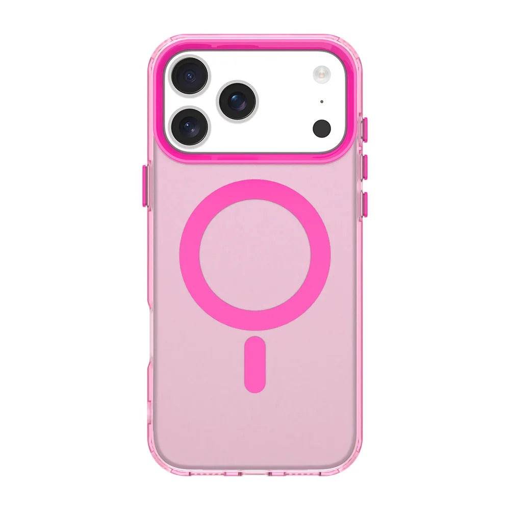 Luxury Magnetic Candy Case for iPhone 17 Pro, 17 Pro Max – Soft Skin Feel with Wireless Charging Support - CartRare