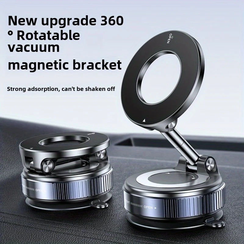 Magnetic Car Phone Mount – 360° Foldable Aluminum Holder - CartRare