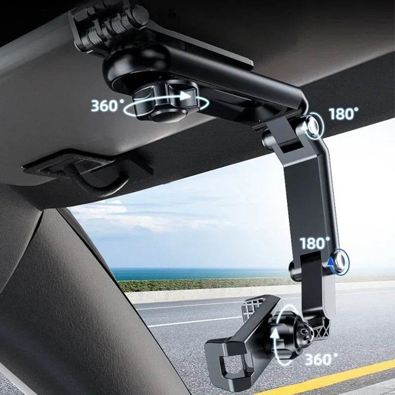 Universal Car Phone Mount for Sun Visor with 360° Rotation - CartRare