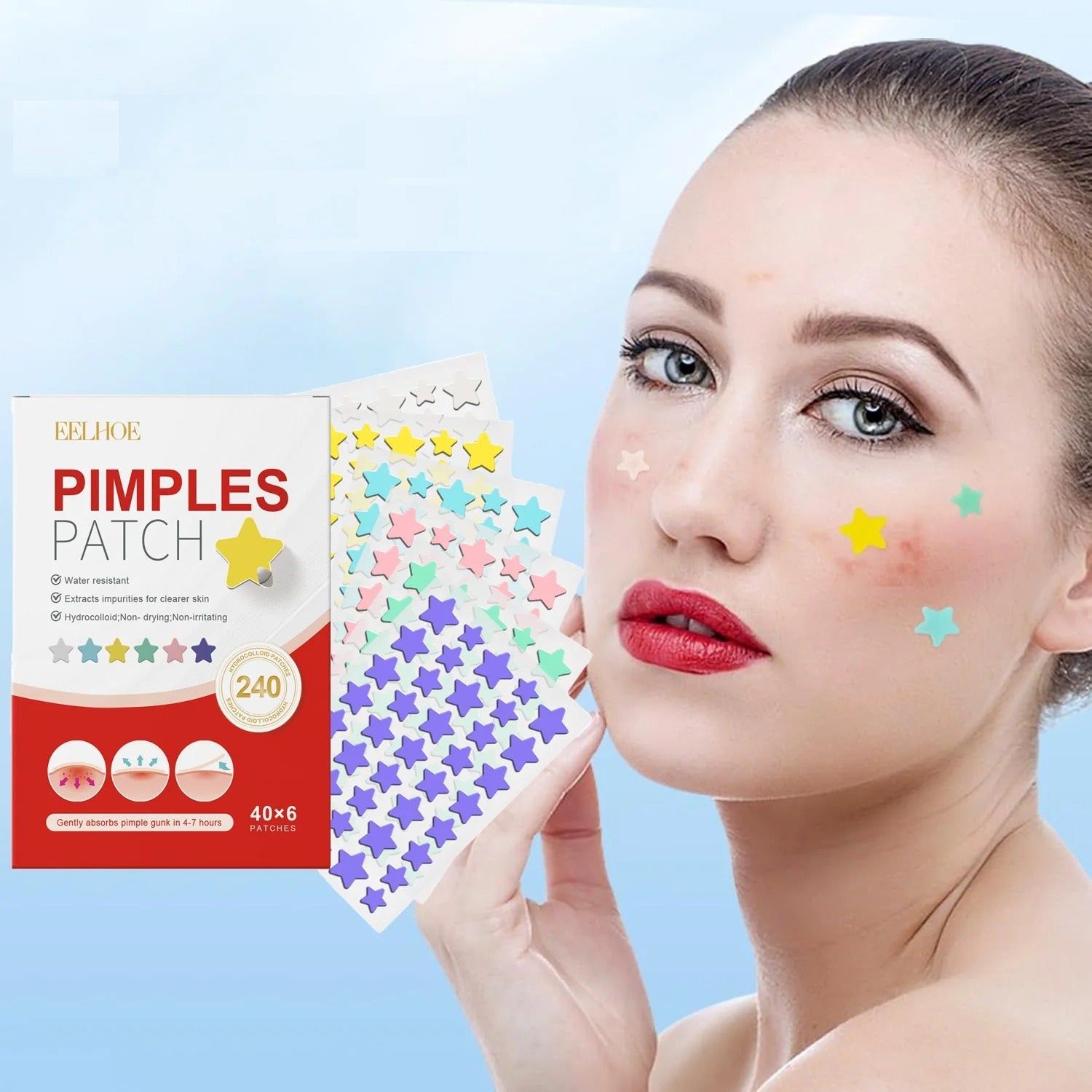 Pimple Patch Acne Dots Heart, Star, Flower & Round Shapes - CartRare