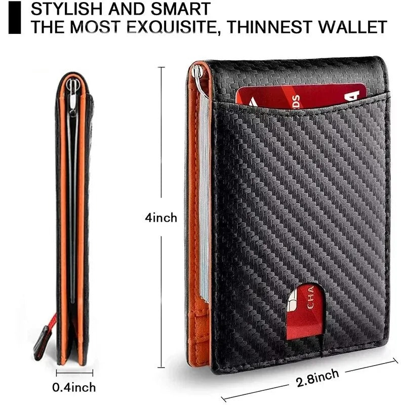 Men’s RFID Blocking Wallet for Dad, Husband, Son – Slim Card Holder Father’s Day Gift - CartRare