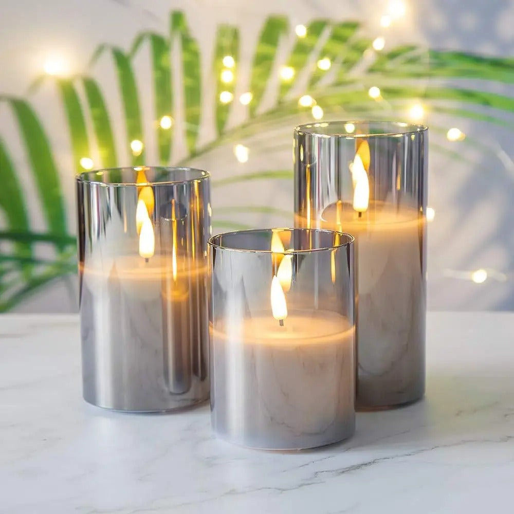 Aurora Glow Flicker Candles with remote - CartRare