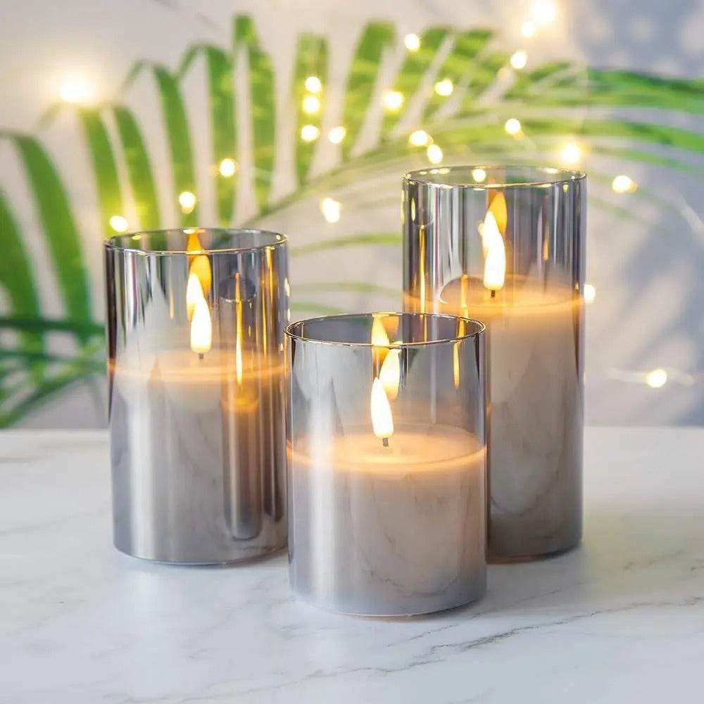 Aurora Glow Flicker Candles with remote - CartRare