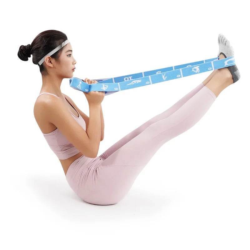 Slimming Resistance Bands – Multi-Functional Elastic Yoga Strap for Fitness & Stretching - CartRare