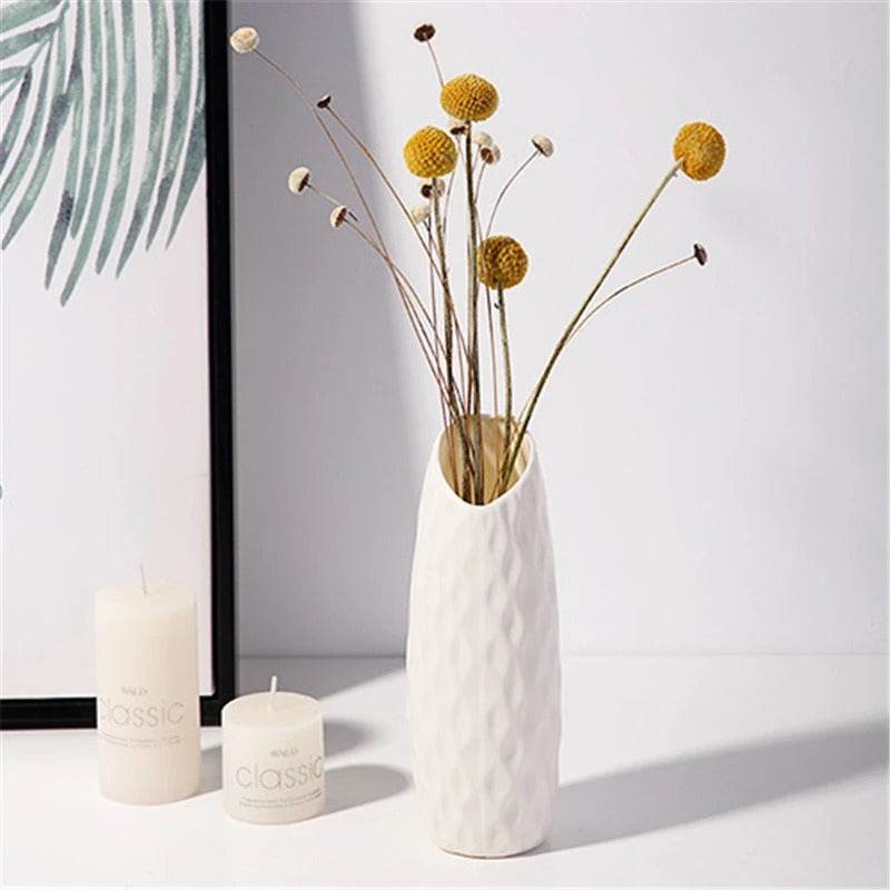 1pc Nordic Plastic Vase Simple Small Fresh Flower Pot - CartRare