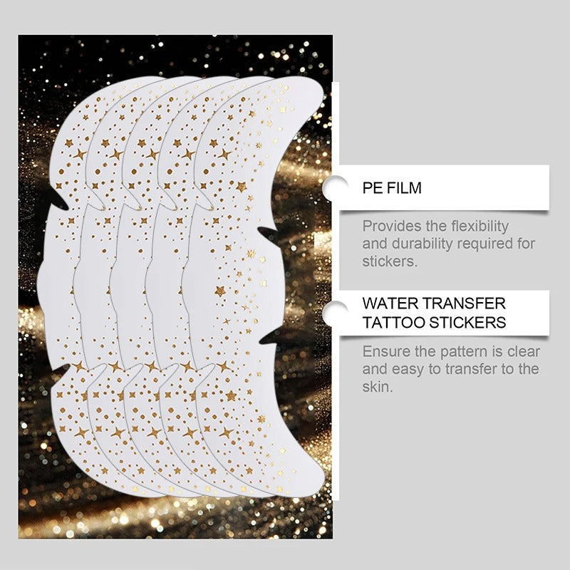 Glitter Freckle Patches – Sparkly Face Stickers for Instant Shimmer, Easy to Apply & Remove - CartRare