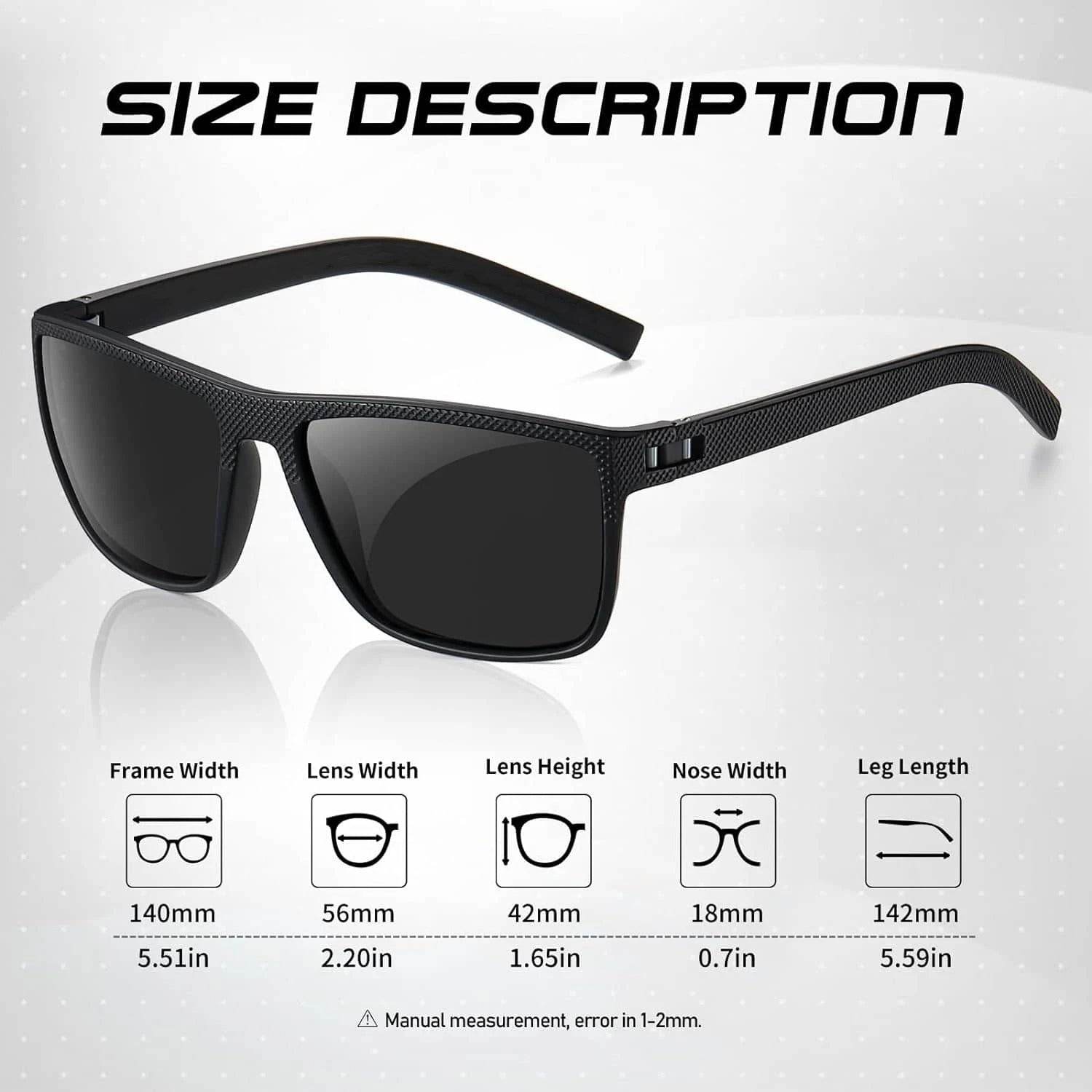 3-Pack Polarized Sunglasses – UV400 Anti-Glare Shades for Men & Women - CartRare