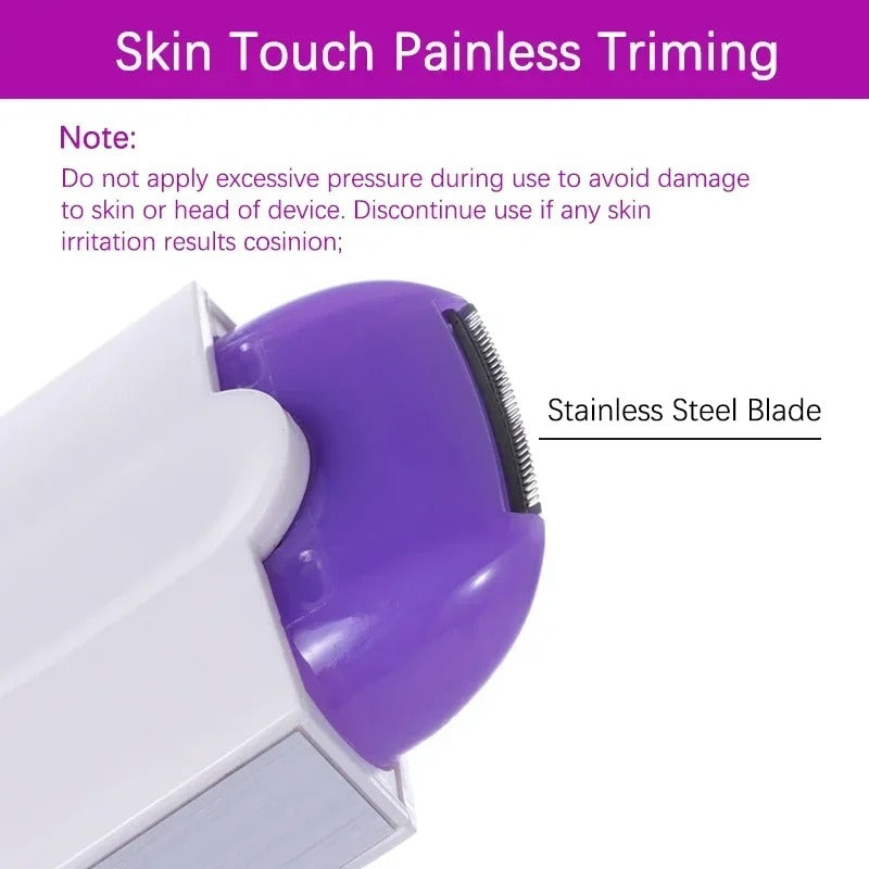 Painless Unisex Electric Hair Trimmer for Face, Legs, Bikini, Arms and Full Body Use - CartRare