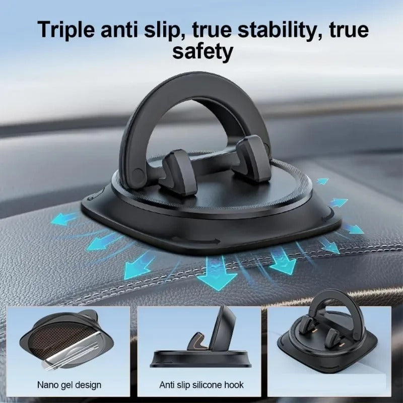 360° Universal Car Dash Mount – Secure Phone Holder - CartRare