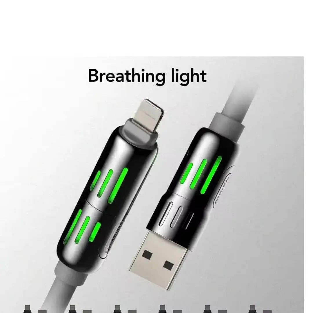 Universal 4-in-1 High-Speed 240W USB Charging Cable for iPhone and Samsung - CartRare