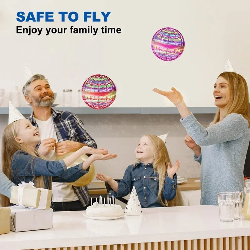 LED Flying Spinner Ball Drone – Magic Hover Toy Gift for Kids - CartRare