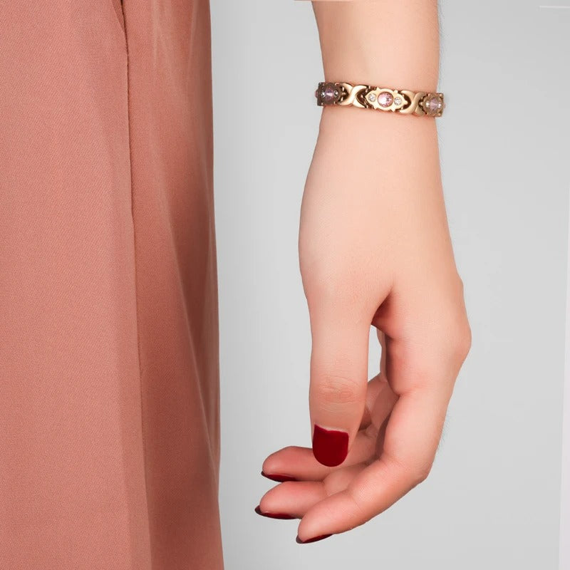 Women's Magnetic Therapy Bracelet for Pain Relief & Wellness - Stylish & Comfortable - CartRare