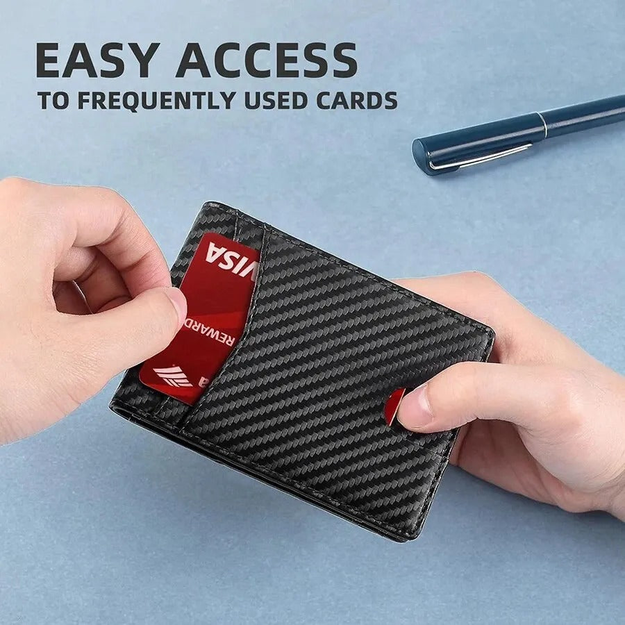 Men’s RFID Blocking Wallet for Dad, Husband, Son – Slim Card Holder Father’s Day Gift - CartRare