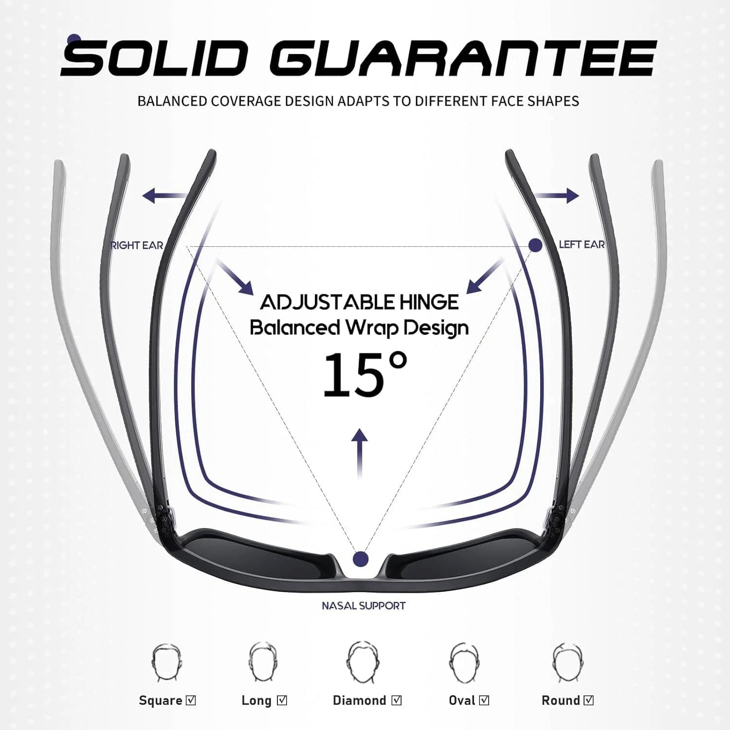 3-Pack Polarized Sunglasses – UV400 Anti-Glare Shades for Men & Women - CartRare