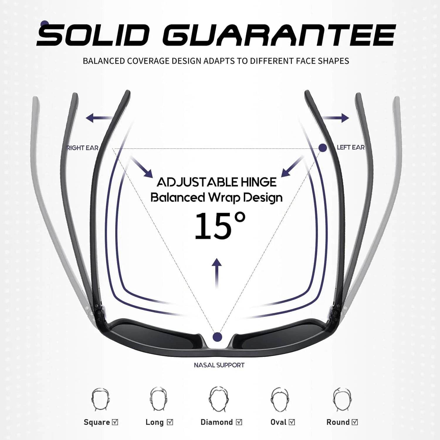 3-Pack Polarized Sunglasses – UV400 Anti-Glare Shades for Men & Women - CartRare