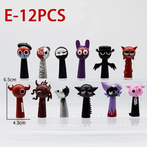 Funny Sprunki Action Figure Set – 12PCS Cartoon Toys Gift - CartRare