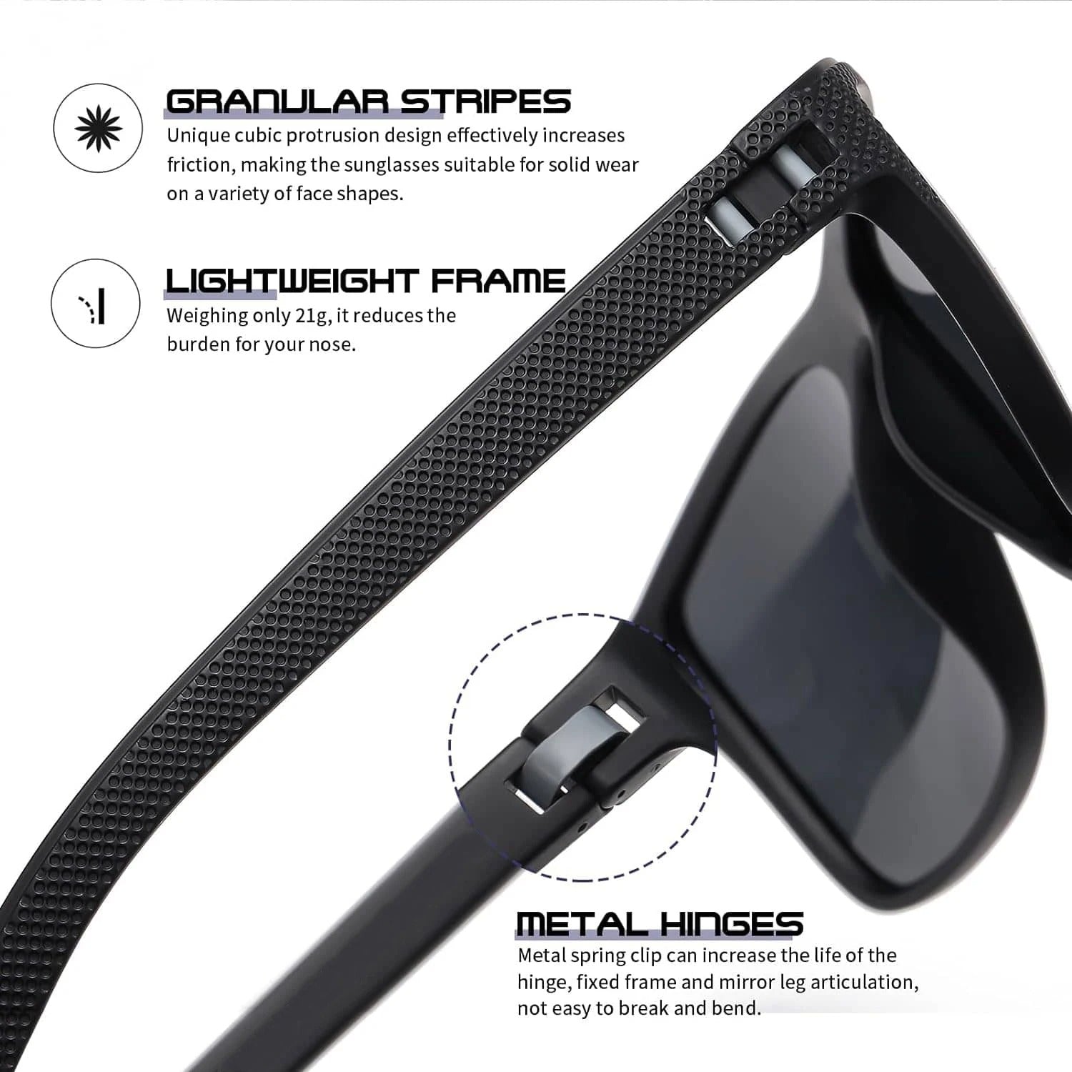 3-Pack Polarized Sunglasses – UV400 Anti-Glare Shades for Men & Women - CartRare