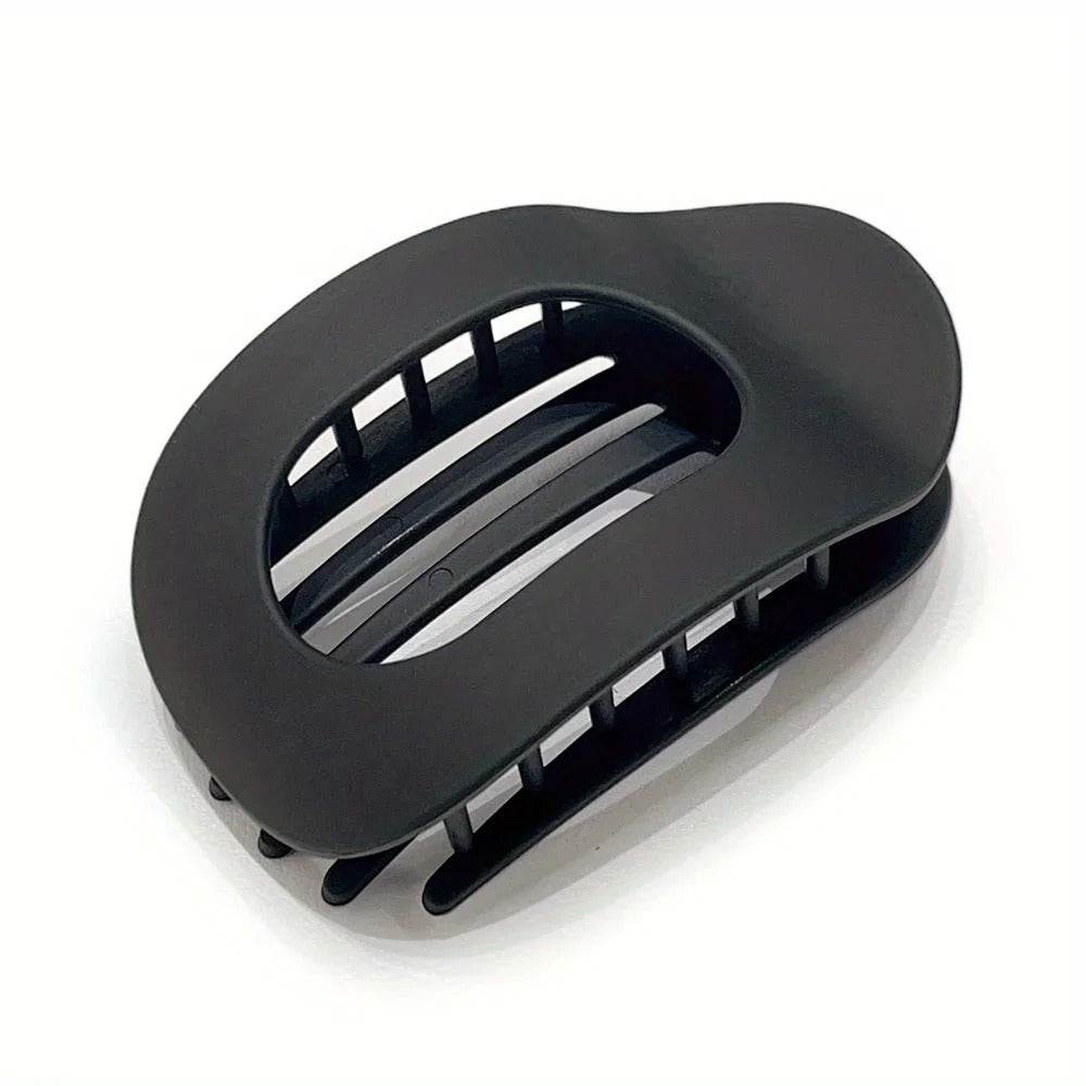 Leopard Matte Oval Hair Claw Clip – Curved Barrette for Women - CartRare