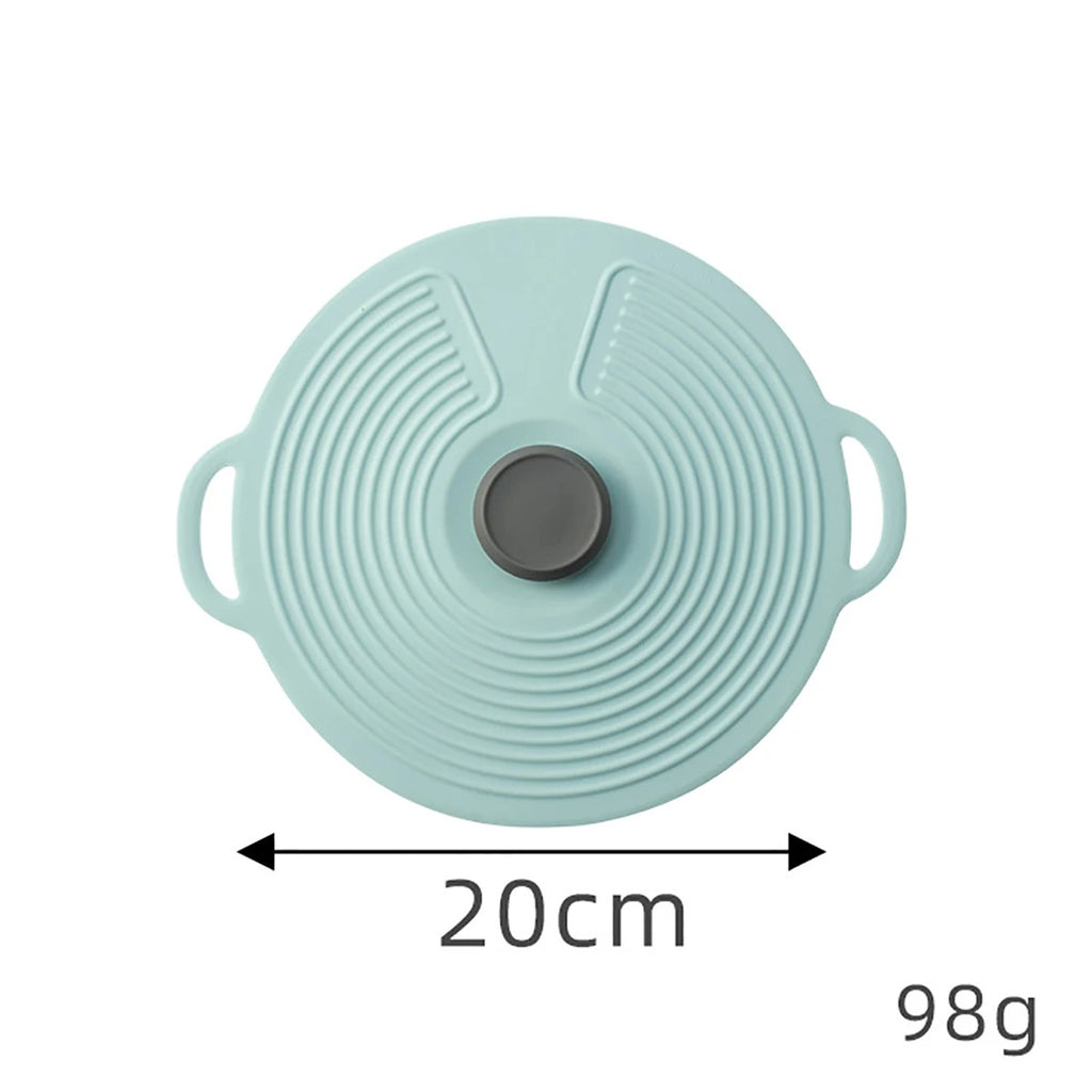 Silicone Fresh-Keeping Anti-Spill Lid – Leak-Proof, Dust-Proof, Reusable Food & Pot Cover for Kitchen Use - CartRare