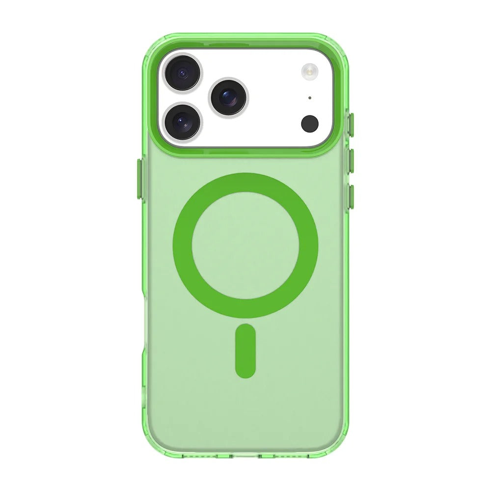 Luxury Magnetic Candy Case for iPhone 17 Pro, 17 Pro Max – Soft Skin Feel with Wireless Charging Support