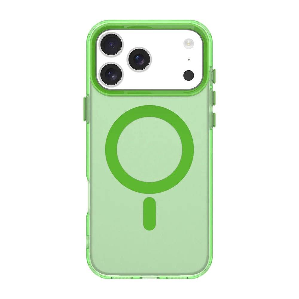 Luxury Magnetic Candy Case for iPhone 17 Pro, 17 Pro Max – Soft Skin Feel with Wireless Charging Support - CartRare