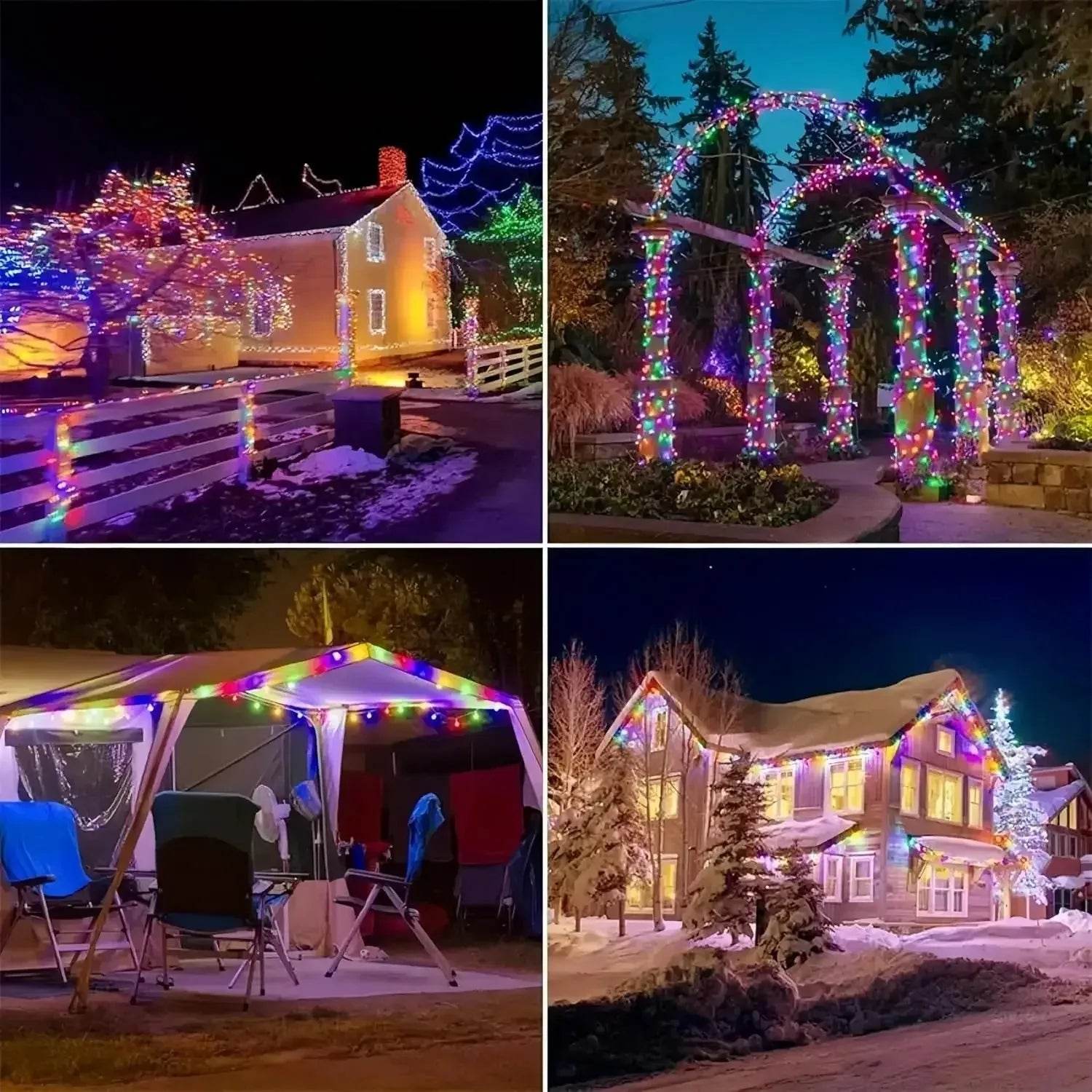 Solar Fairy String Lights Outdoor Waterproof - CartRare