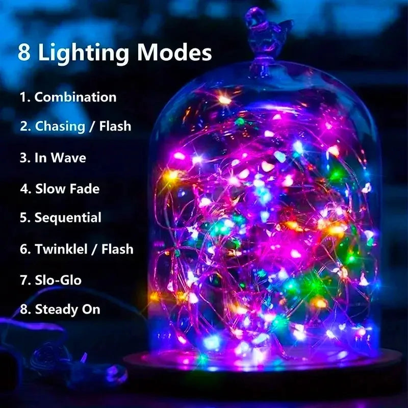 Solar Fairy String Lights Outdoor Waterproof - CartRare