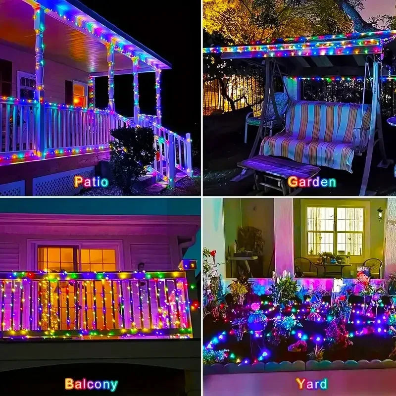 Solar Fairy String Lights Outdoor Waterproof - CartRare