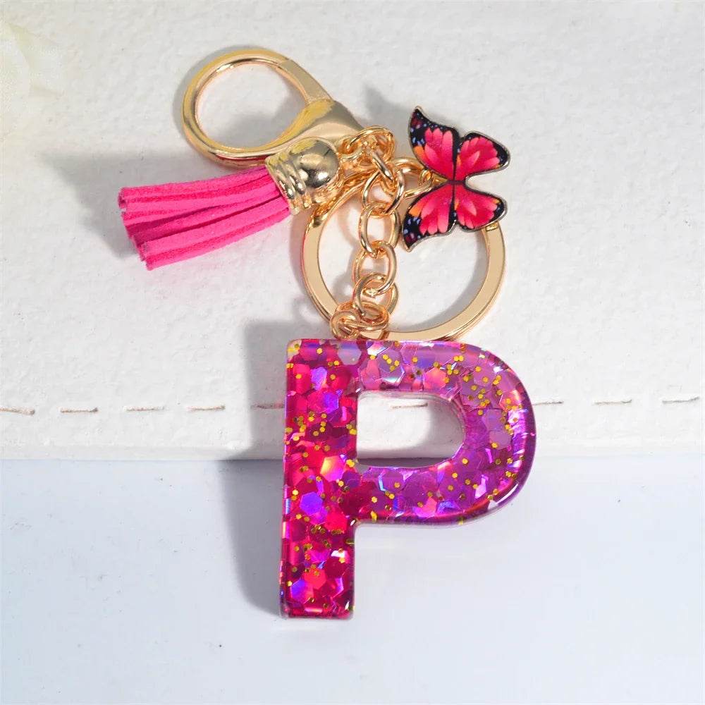 Personalized Butterfly Tassel Keychain 💖 - CartRare