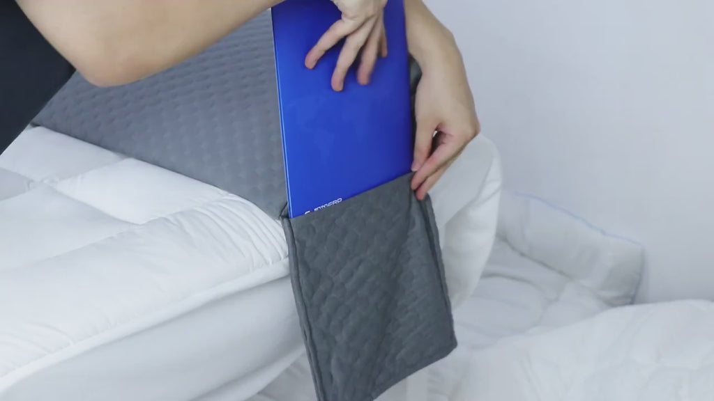 Bed Wedge Pillow Gap Filler for Headboard & Mattress