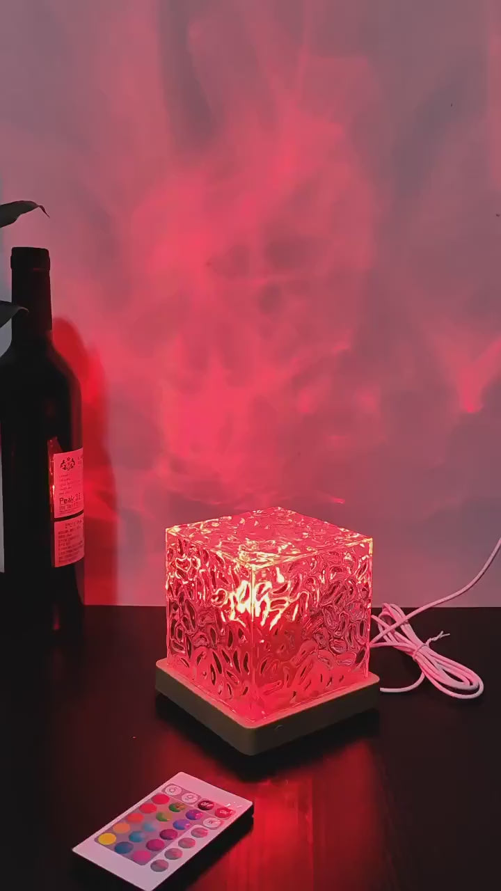 Ocean Wave Aurora Light – 16 Color LED Night Lamp