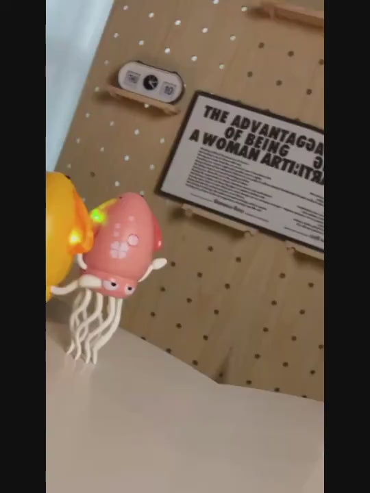 Electric Dancing Octopus Toy – Obstacle Avoidance, LED Lights, Music & Swing for Kids and Gifts