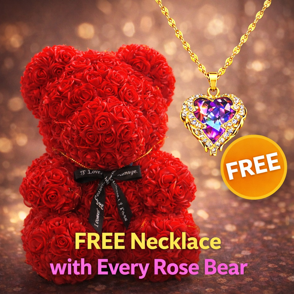 Luxury Eternal Rose Teddy Bear – Romantic Gift for Special Occasions
