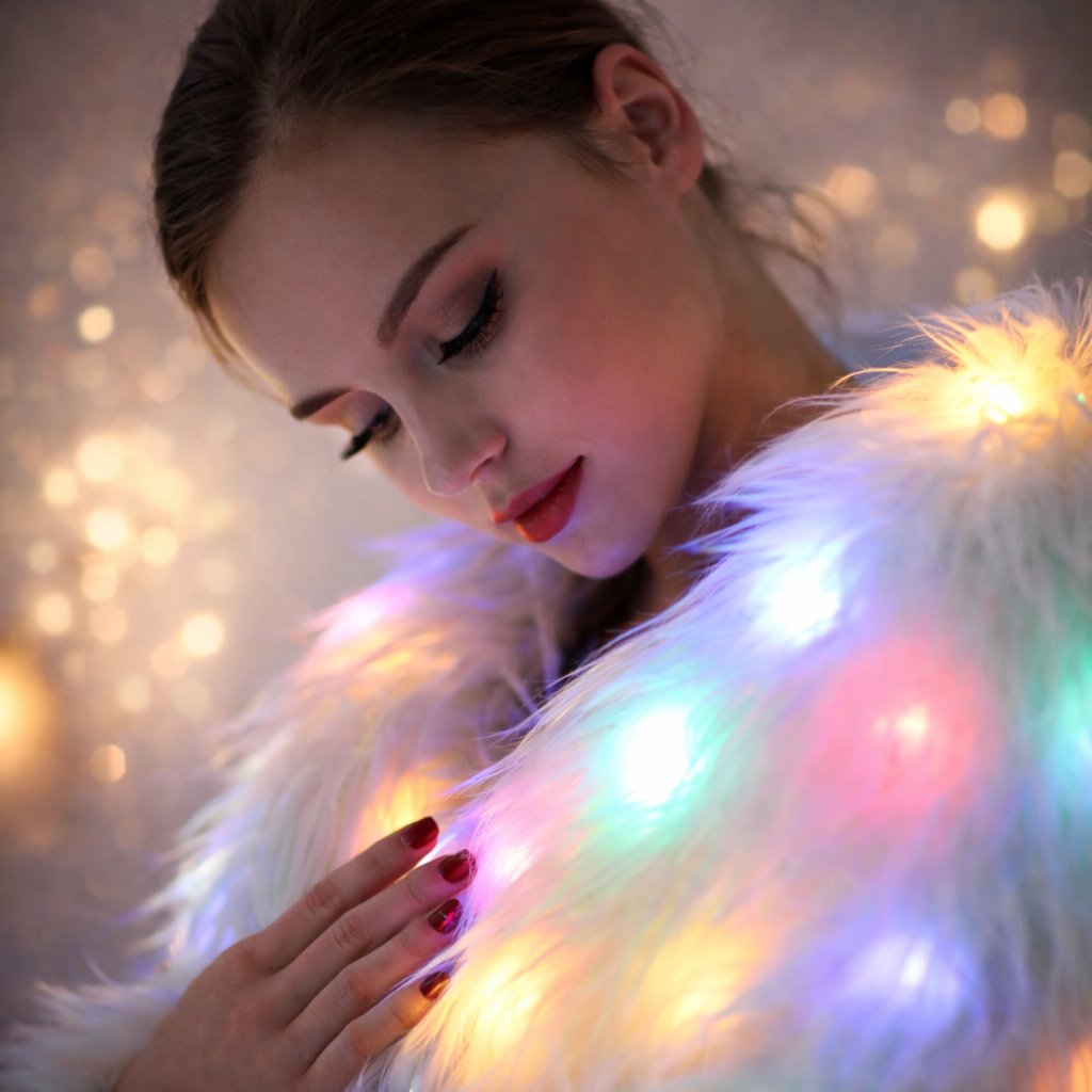 LED Hooded Coat – Glow-in-the-Dark Light-Up Jacket for Men & Women, Perfect for Parties & Festivals