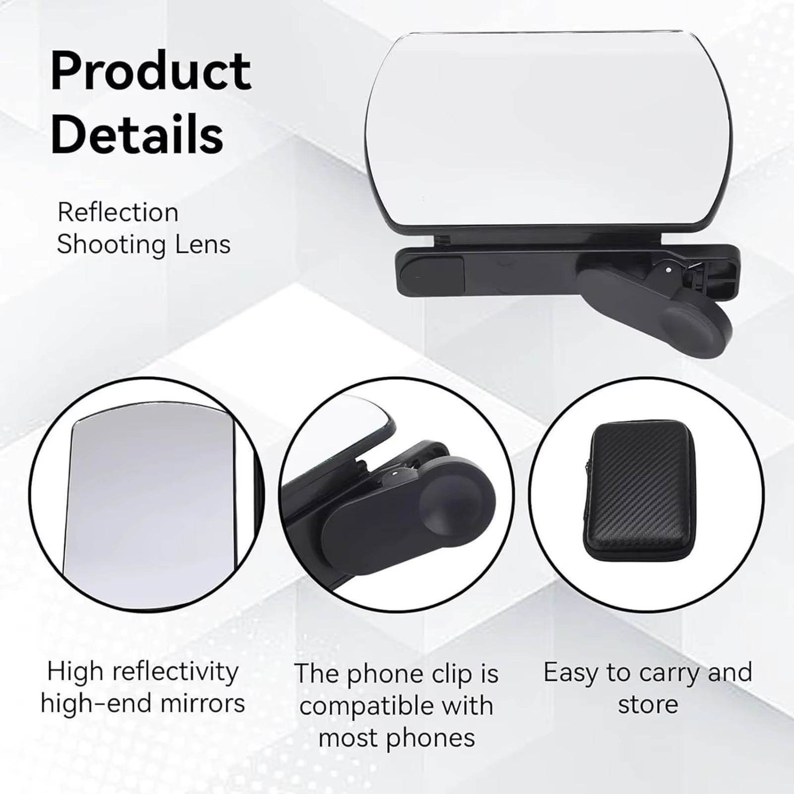 Smartphone Reflection Camera Clip Lens Kit for Photography - CartRare