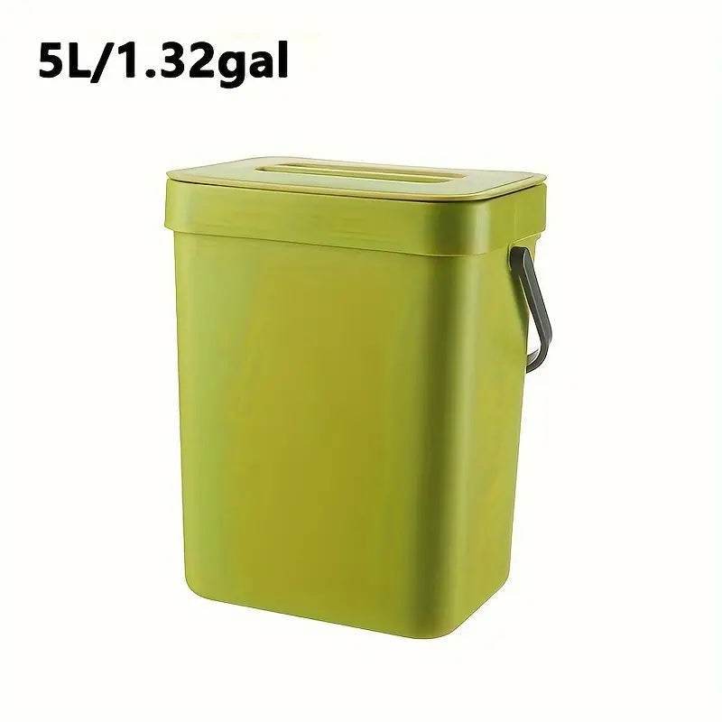 Space Saving Trash Can with Silent Lid - CartRare
