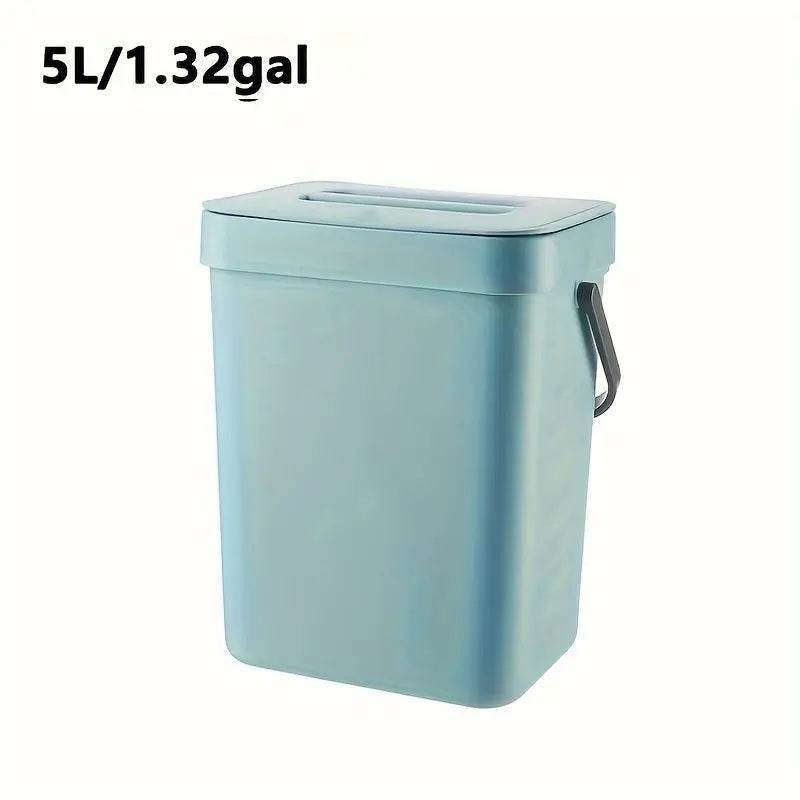 Space Saving Trash Can with Silent Lid - CartRare