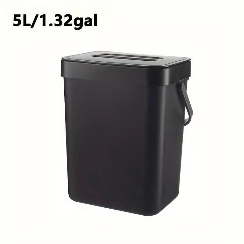 Space Saving Trash Can with Silent Lid - CartRare