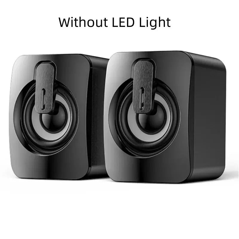 USB Wired HiFi Stereo Computer Speakers with LED Lights - CartRare
