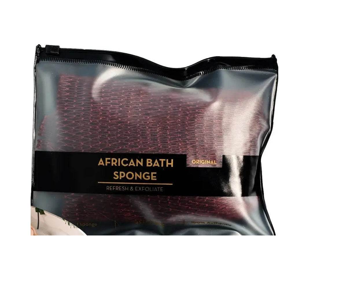 African Net Body Exfoliator & Reusable Bath Sponge - CartRare