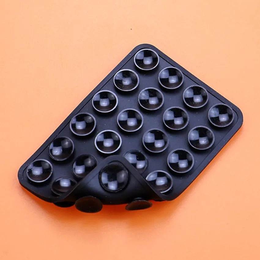 2pcs Double-Sided Silicone Phone Wall Mount with Suction Grip - CartRare
