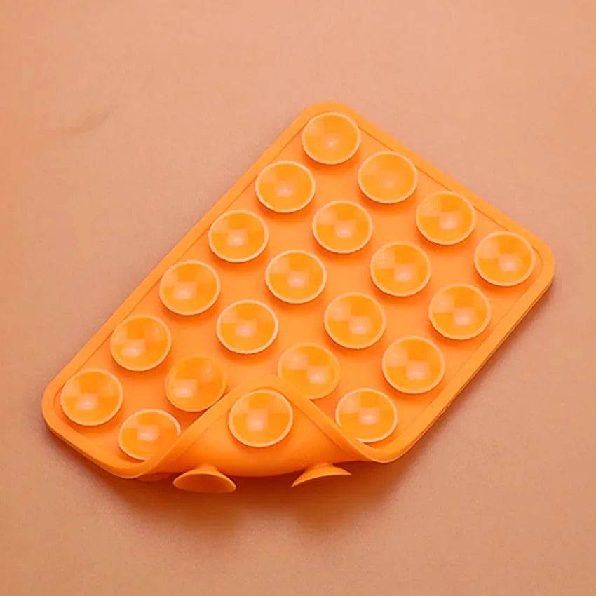 2pcs Double-Sided Silicone Phone Wall Mount with Suction Grip - CartRare