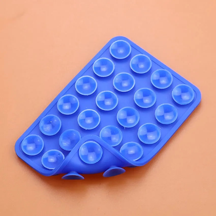 2pcs Double-Sided Silicone Phone Wall Mount with Suction Grip - CartRare