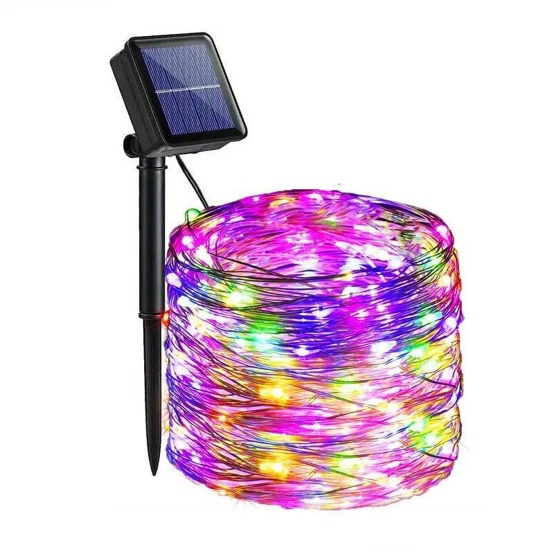 Solar Fairy String Lights Outdoor Waterproof - CartRare