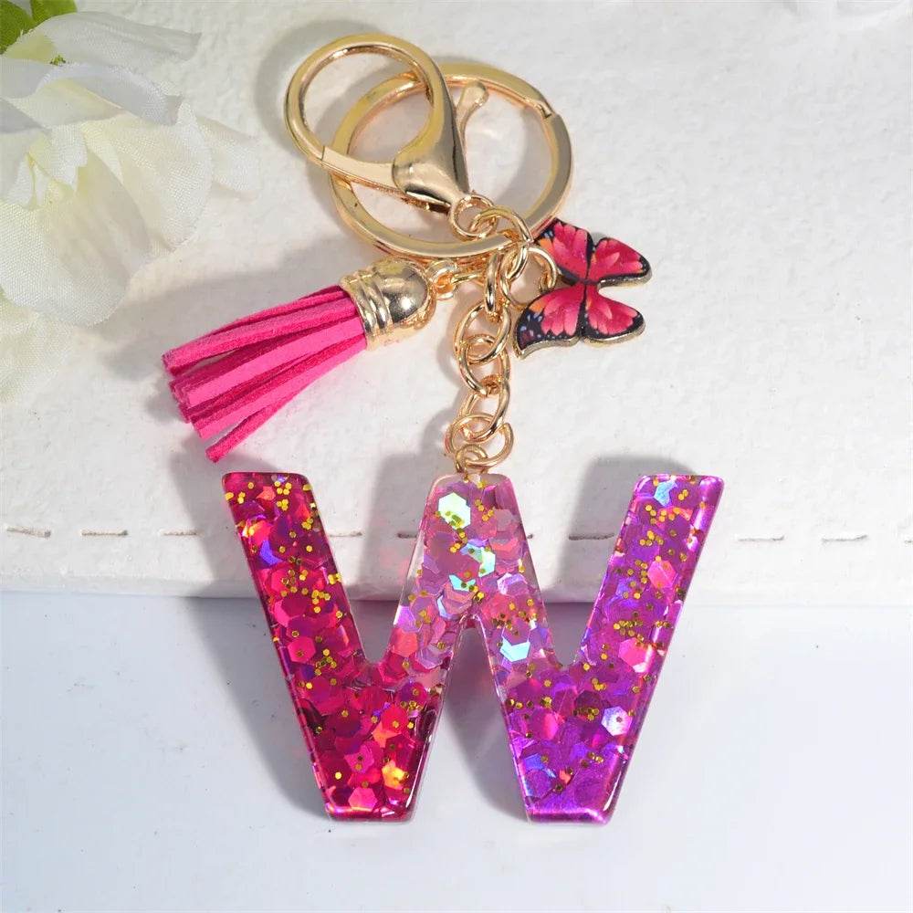 Personalized Butterfly Tassel Keychain 💖 - CartRare